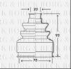 BORG & BECK BCB2783 Bellow, driveshaft